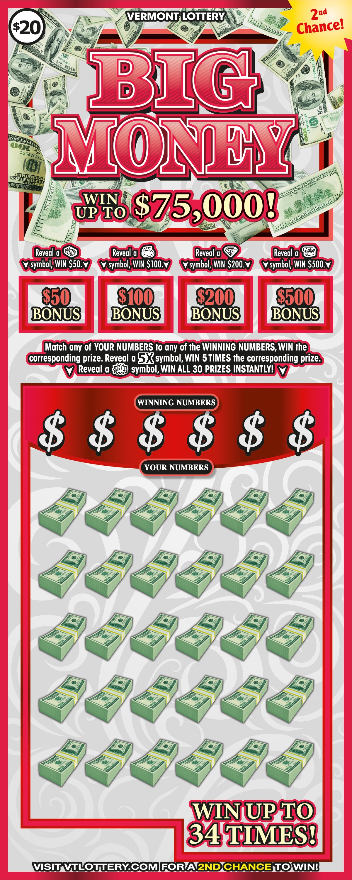 A Little Cashword | Vermont Lottery